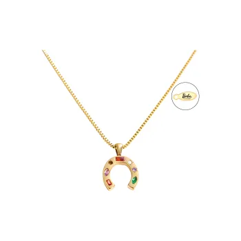 Barbie Titanium Steel Necklaces Women's Date Everyday Business Casual Style