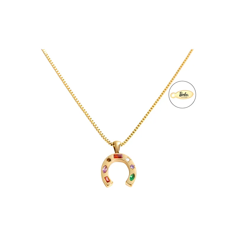 Barbie Titanium Steel Necklaces Women's Date Everyday Business Casual Style-0