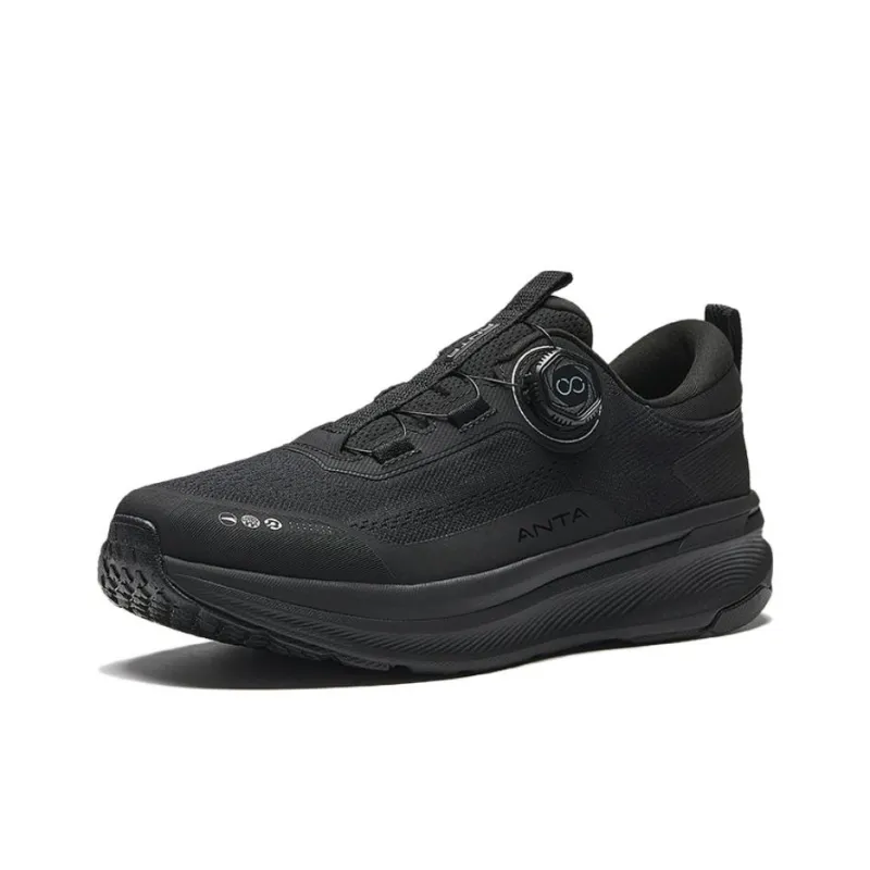 CHAOJIANTA Slip Resistant Cushioning And Breathable Low Top Casual Running Shoes Men's Black-1