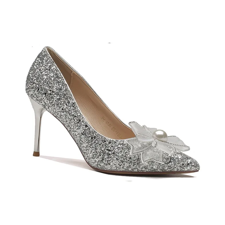 KATHRYN WILSON Galaxy Romantic Slim Heel High Heels 8.5cm Women's-2