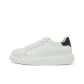 Ecru Black Heel Tab