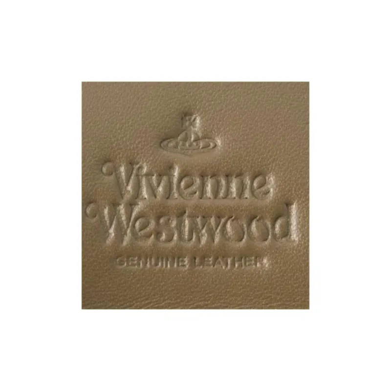 Vivienne Westwood Crocodile Embossed Leather Wallet Men's Copper-5