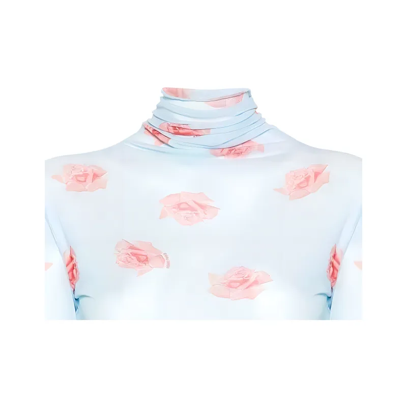 KENZO T Shirt Women's Light Blue-4