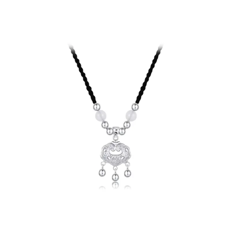 LuluCanaan Glass Cat Eye Necklaces Women's-3