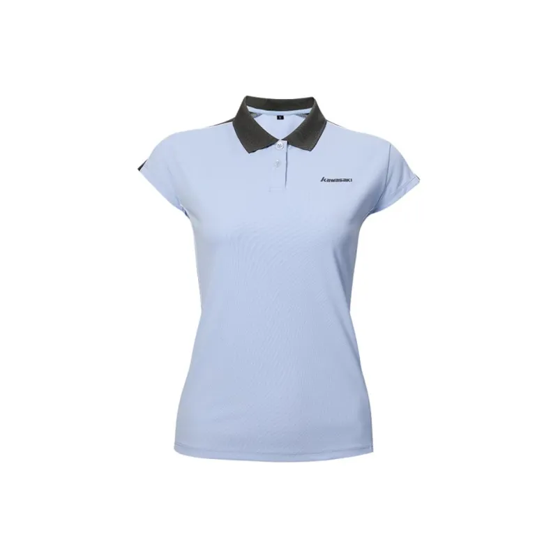 Kawasaki Match Clothing Collection Antibacterial Breathable Quick Dry Badminton Jersey Women's-0