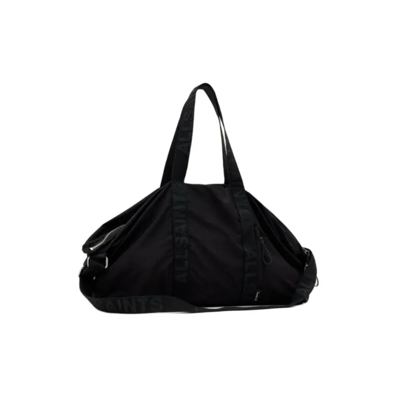 ALLSAINTS Polyester Shoulder Bag, Crossbody Bag, Handbag Men's Black-1