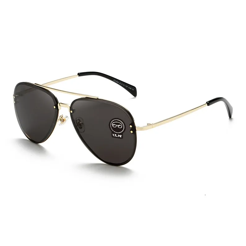 YALMY Metal Irregular Shape Sunglasses Women's-12