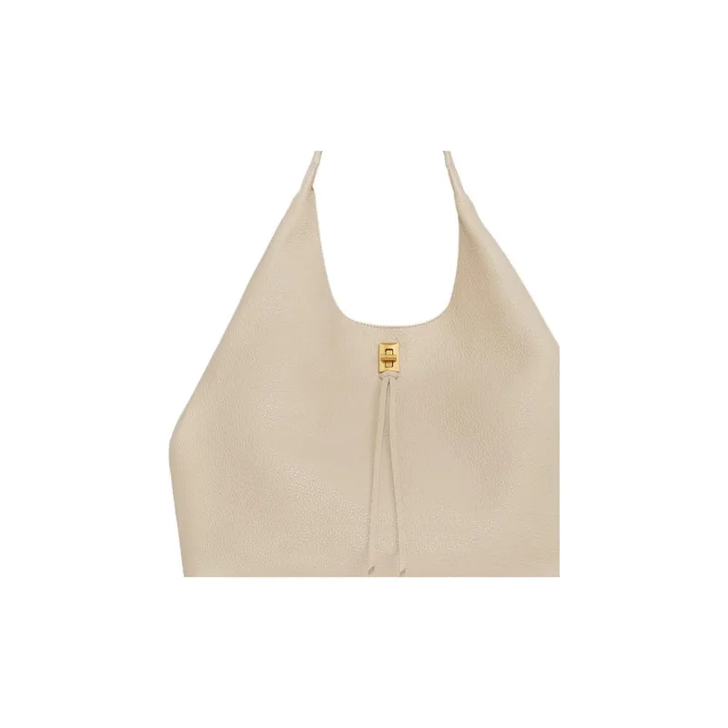 REBECCA MINKOFF Genuine Leather Shoulder Bag Women's Stone Color-3