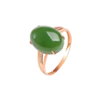 Oriental Jade Hetian Jade Rings Jasper Women's