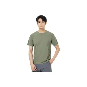 LESS IS MORE T Shirts Men Dark Gray Green 25XTX6121Y