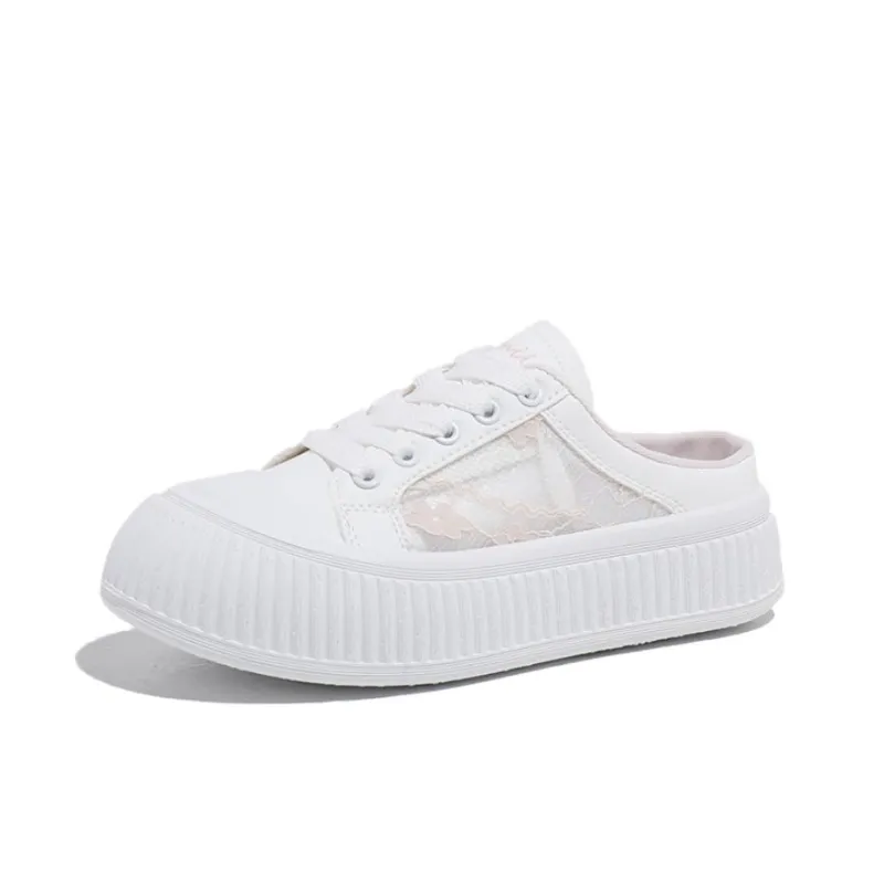 Baibianzhiheren Quiet Closed Toe Slippers Women's-4