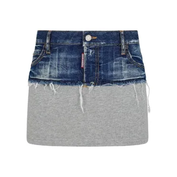 DSQUARED 2 Denim Short Skirts Women's Multicolor