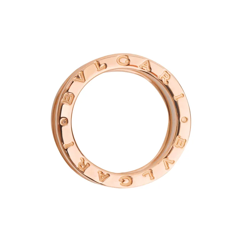 BVLGARI 2010s 18K Rose Gold B.zero1 Ring-1