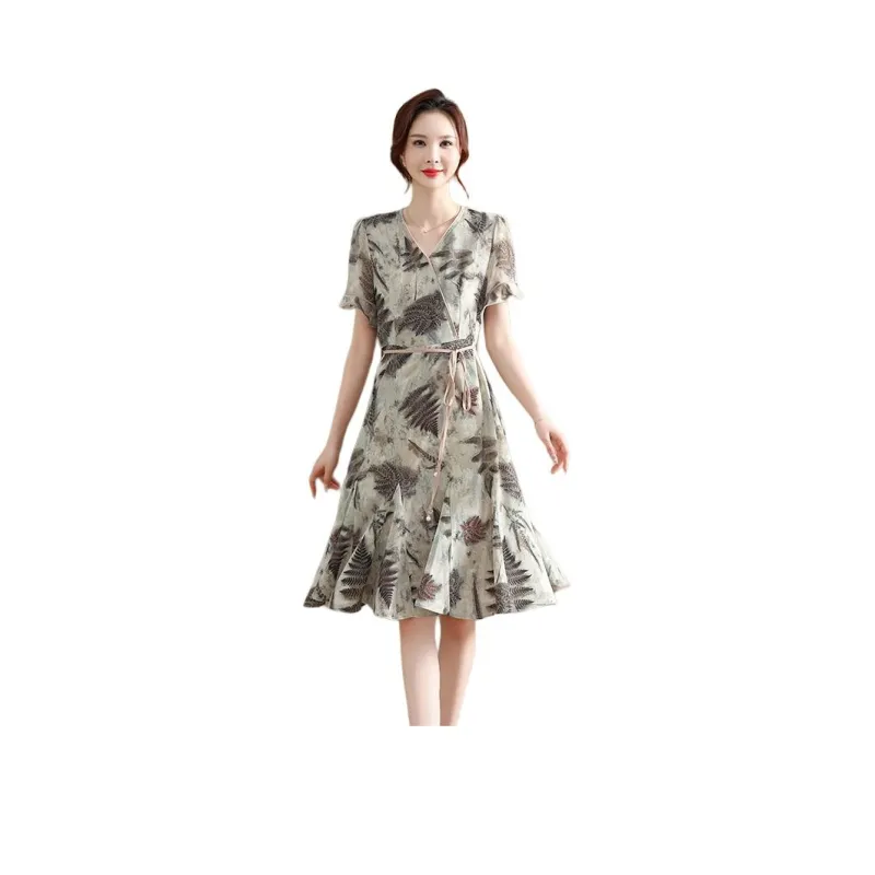 Yalu Short Sleeved Dress Women's-1