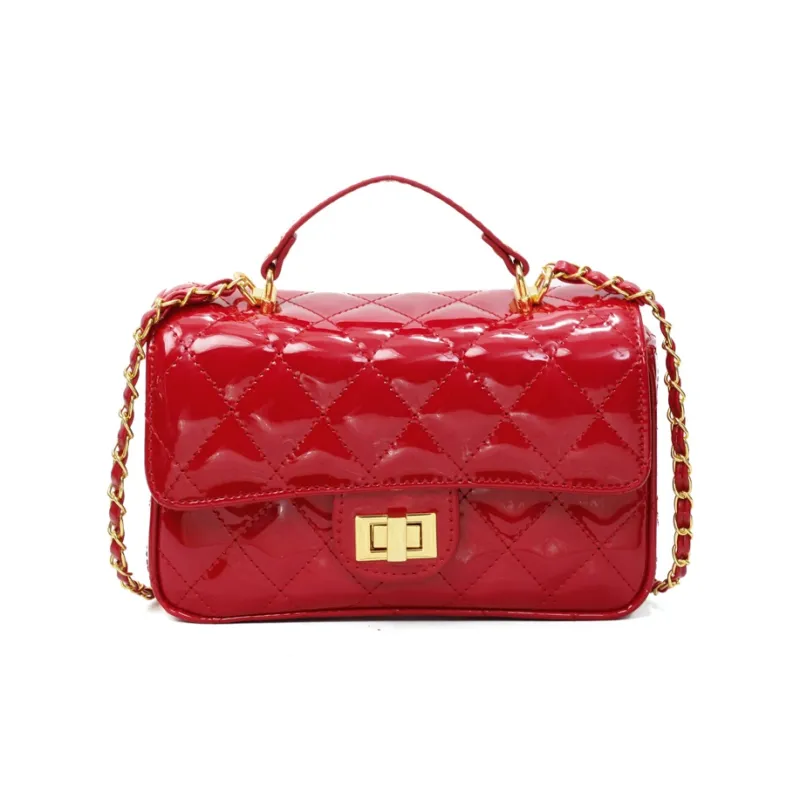 TOUTSEUL YOLO PU Handbag Women's Ecru/Yellow/Black/Burgundy/Pink-18