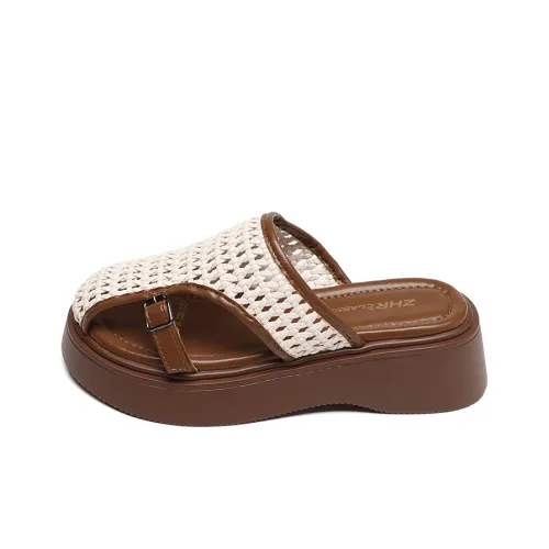 ZHR Quiet Abrasion Resistant Closed Toe Slippers Women's