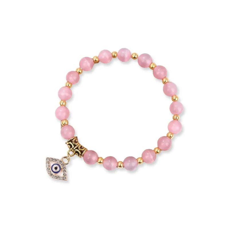 LuluCanaan Glass Cat Eye Bracelets Women's-3