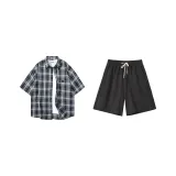 Clothing Sets (Blue+Black Pants)