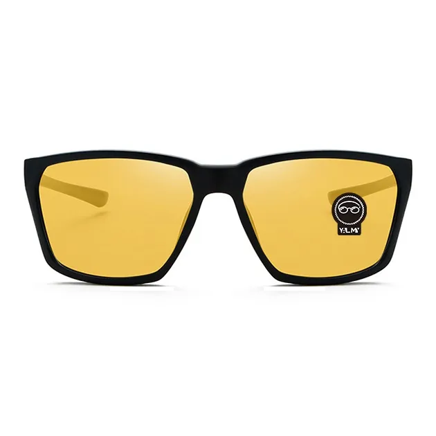 YALMY TR90 Square Sunglasses Men's-4