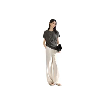 IHIMI T Shirts Women's Dark Gray