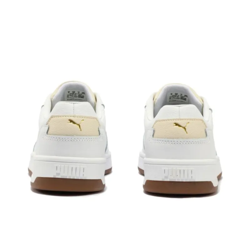 PUMA Court Classic Anti Slip Wear Resistant Low Top Skateboard Shoes Unisex White-3