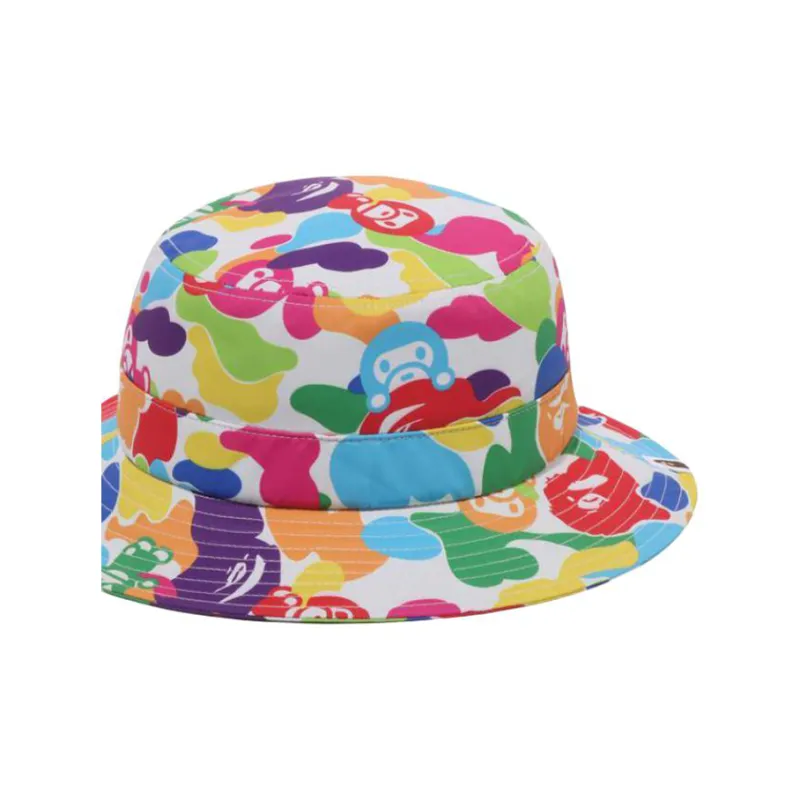 A BATHING APE Polyester Bucket Hats Kids' Multicolor-2