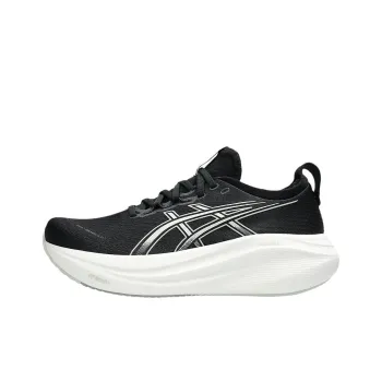 Asics Wear Resistant Low Top Running Shoes Women's Black Gray