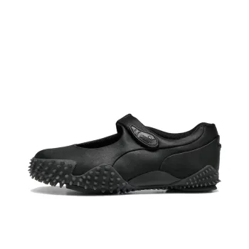 PUMA Mostro Fey Black Cool Dark Gray Satin Women's