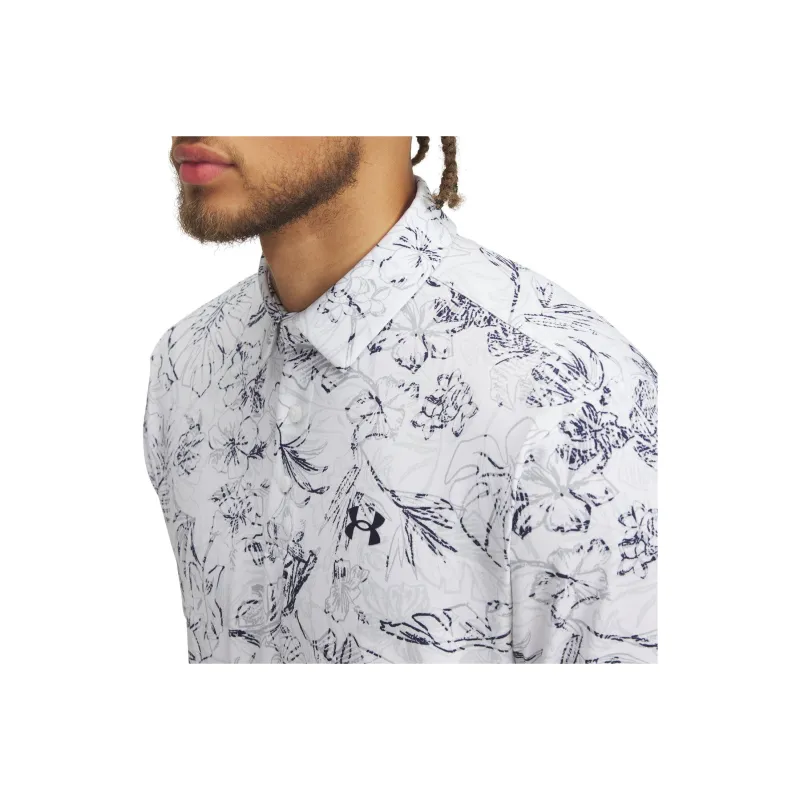 Under Armour Playoff 3.0 Polo Shirt Men's White Black-2