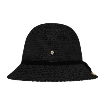 HELEN KAMINSKI Raffia, Cotton, Elastane, Nylon Bucket Hats Women's Black