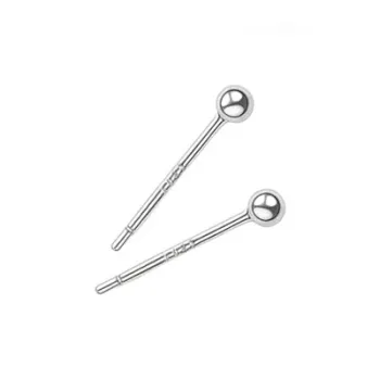 UABA 999 Fine Silver Stud Earrings Unisex