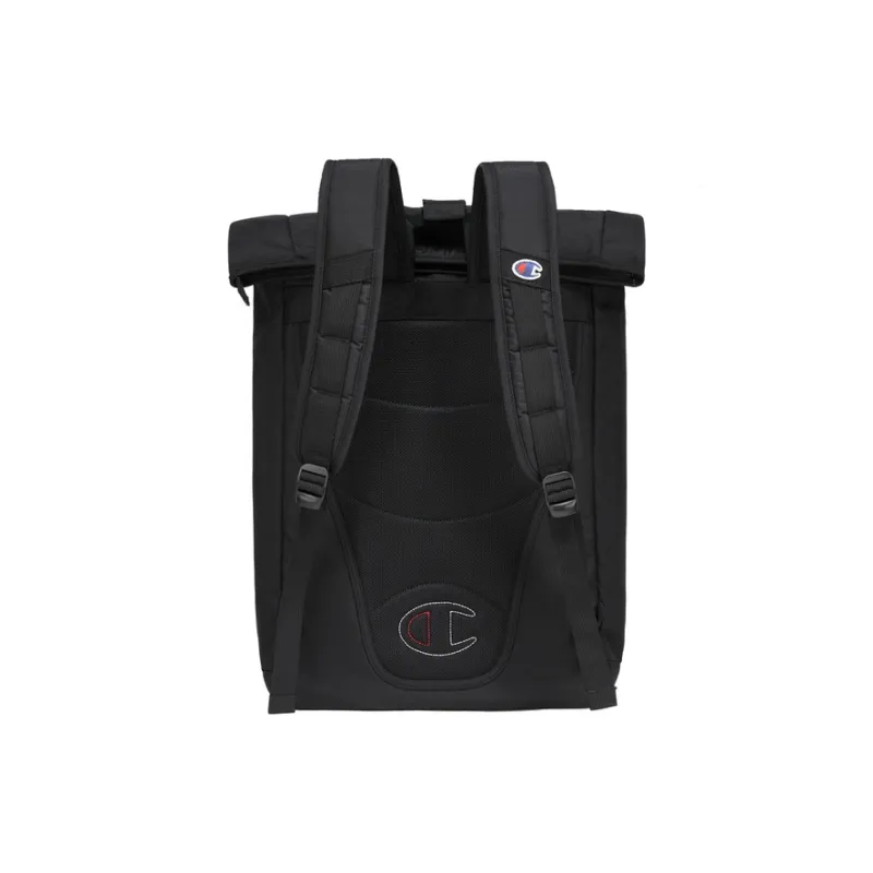 Champion Fabric Backpack Tubas Unisex White Patchwork/Black/Green-8