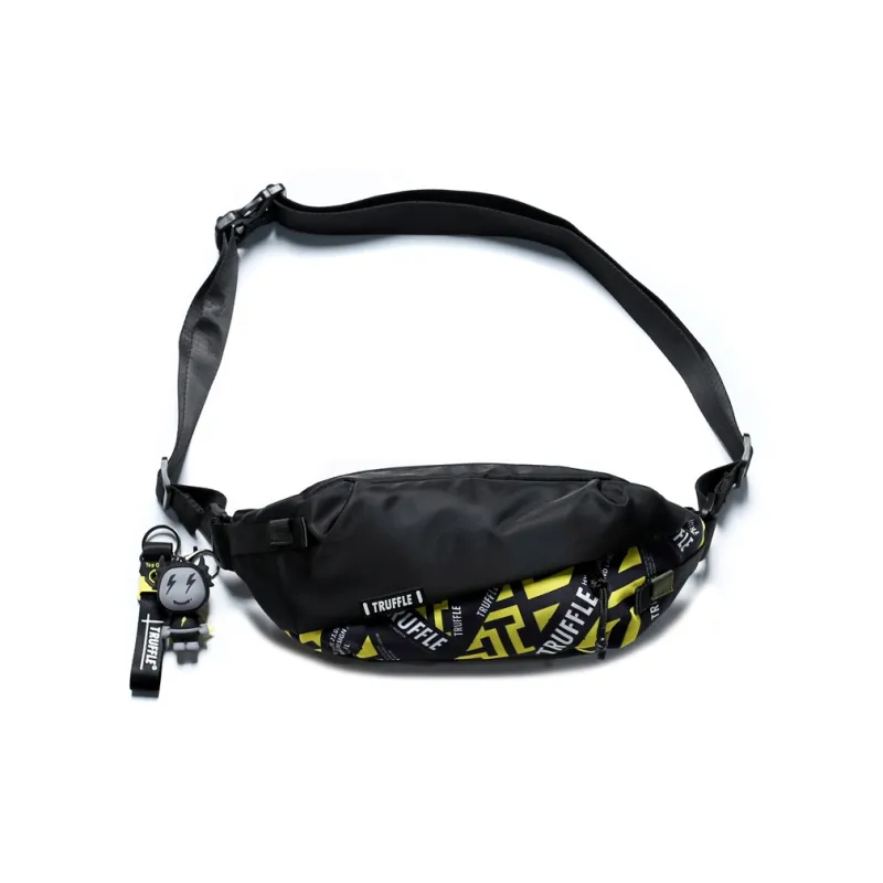 TRUFFLE Fabric Fanny Pack Crossbody Bag Shoulder Bag, Crossbody Bag Regular Unisex Multicolor-9