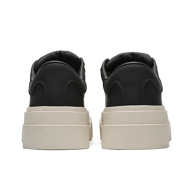 MOMGOG Low Top Skateboard Shoes Men's Black-3
