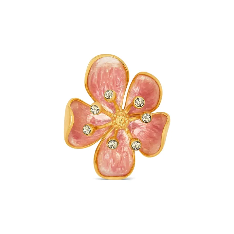 Oscar De La Renta Cherry Blossom Brooch-0