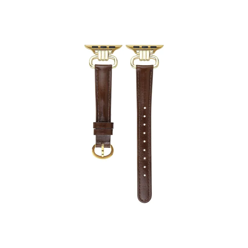 Wei Xin Apple Compatibility Watch Band Cowhide Leather Material-15