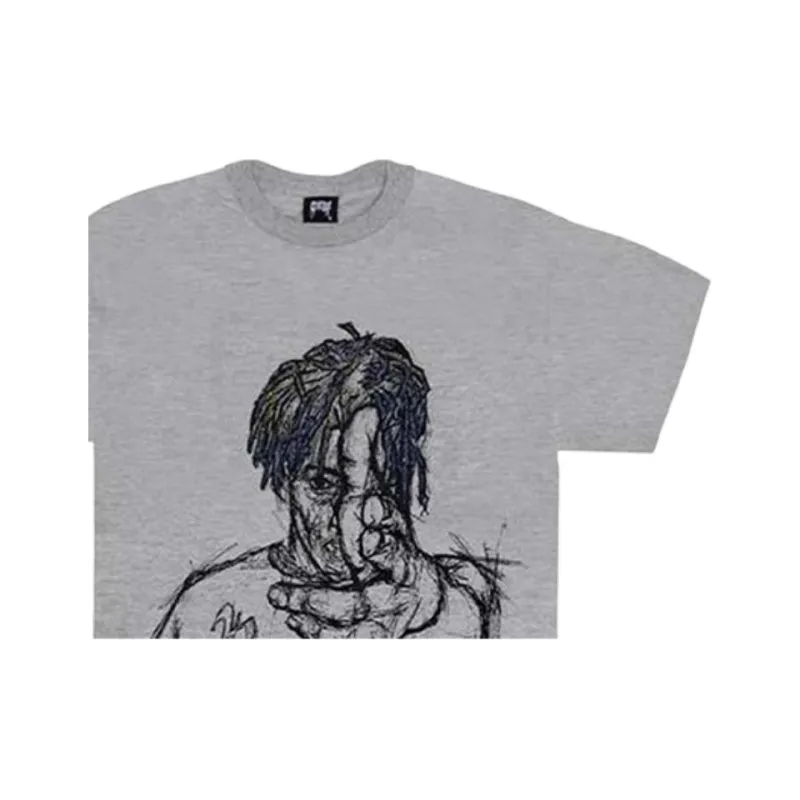 Revenge Straight T-Shirt Men's Gray-1