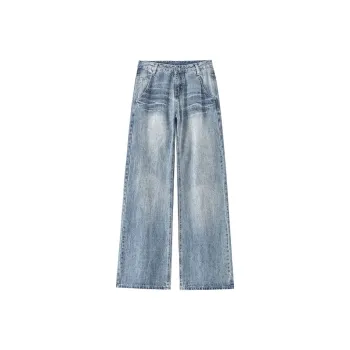 YINLEI Jeans Women's Vintage Blue