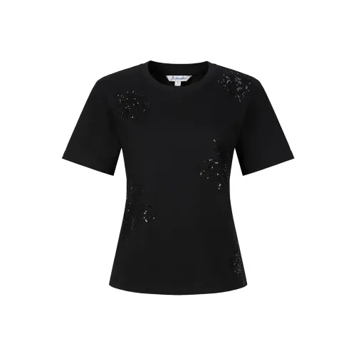 JZ. ANNAKRO T Shirts Women's Plain Black