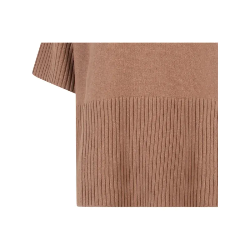 MaxMara Oversized Crewneck Knitted T-Shirt-4
