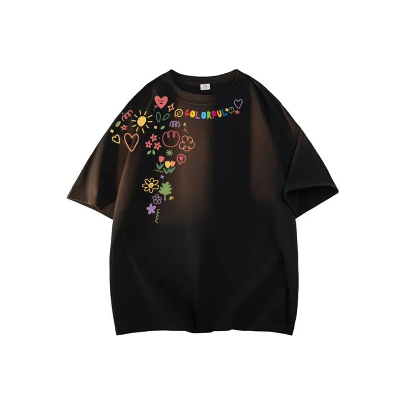 Colorful Creations Short Sleeved T Shirts Unisex-0