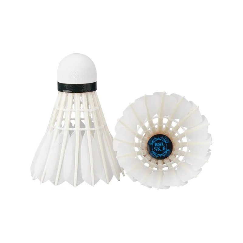 RSL SK6 Goose Feather Shuttlecock 12 Pack Goose Feather Shuttlecocks-7