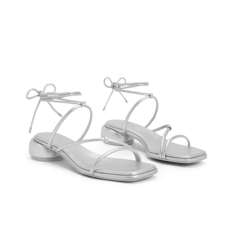 CHARLES&KEITH Small Ck One Strap Sandals 4cm Women's-2