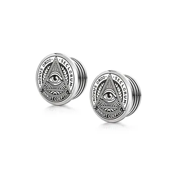 IDEAGEMER 925 Sterling Silver Clip On Earrings Men's