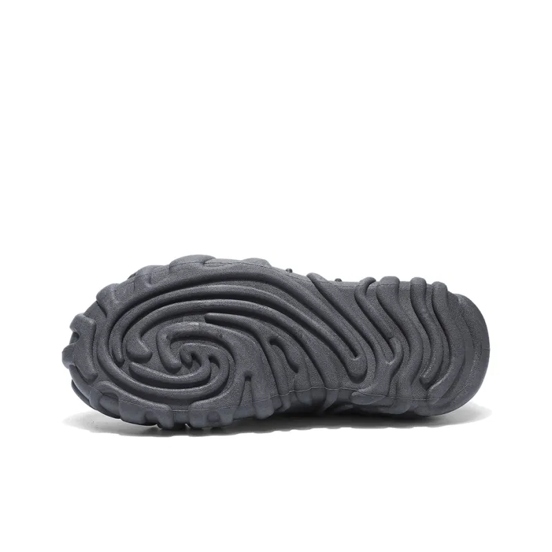 Binary Lightweight, Breathable, And Slip Resistant Low Top Chunky Sneakers Men's Gray-4