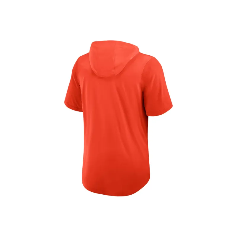 Nike Baltimore Orioles Logo Men's Nike Dri FIT Mlb Hooded T Shirt-1