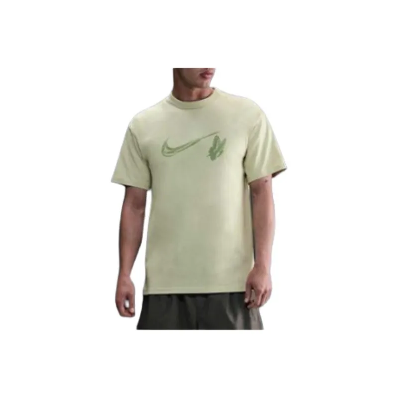Nike Clothing T Shirts Men Olive Green-0