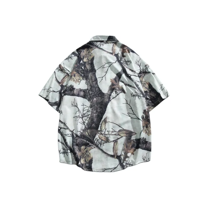 G.M BONNEY Shirts Unisex Branch Camouflage-1