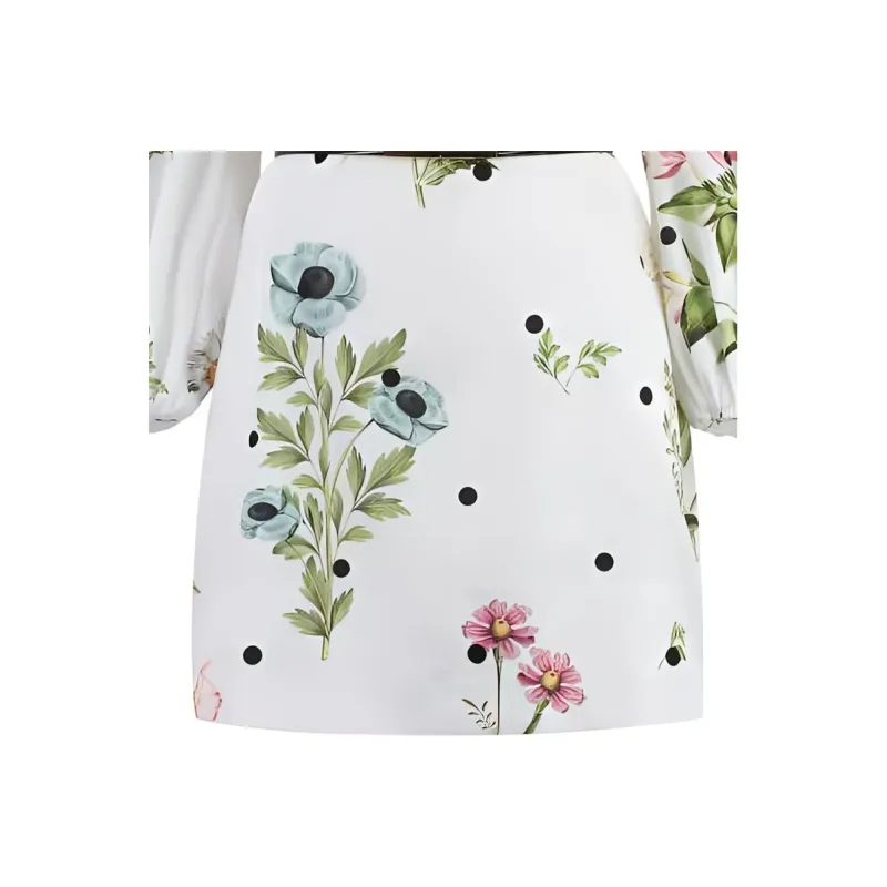 MaxMara Studio Long Sleeved Dresses Women's White-3