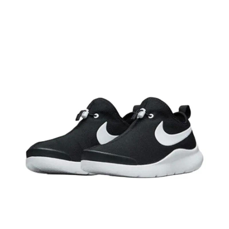 Nike Anti Slip Wear Resistant Low Top Running Shoes Women's Black White-1